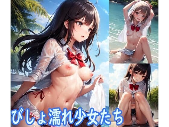 びしょ濡れ少女たち