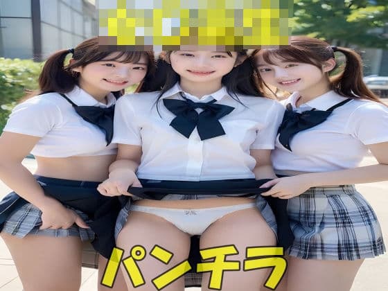 女〇○生！ 純白パンチラ！ 50P！