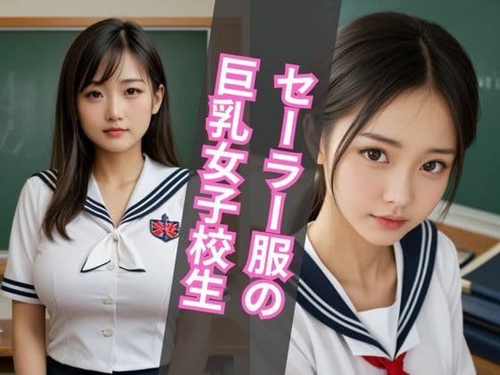 セーラー服の巨乳女子校生特集