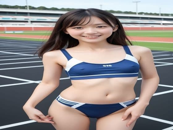 アスリート女子 身体のラインが透けてしまったユニフォーム