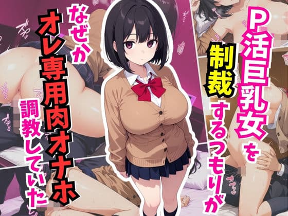 P活巨乳女を制裁するつもりが、なぜかオレ専用肉オナホ調教していた