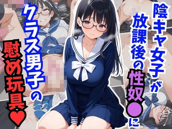 陰キャ女子が放課後の性奴〇に！クラス男子の慰め玩具
