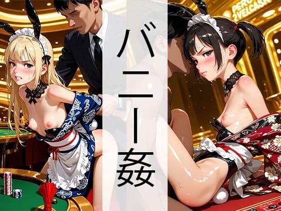 和メイドバニーカジノでヤられる