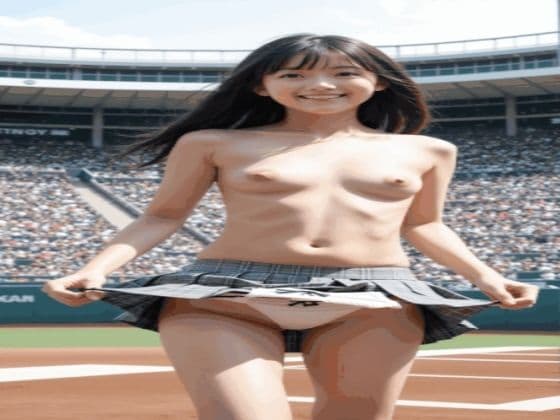 【動画】野球部 女子マネージャー  〜 閉会式 トップレス＆パンティー編〜