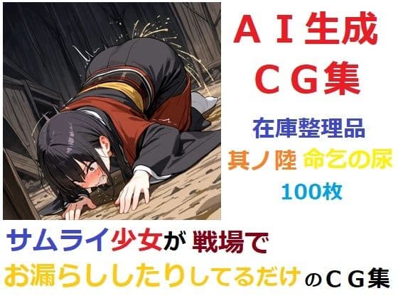 【在庫整理品】サムライ少女が戦場でお漏らししたりしてるだけのCG集其の陸・命乞の尿