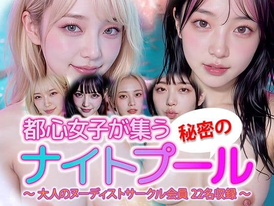 【動画】都心女子が集う秘密のナイトプール ヌーディスト会員 22名収録