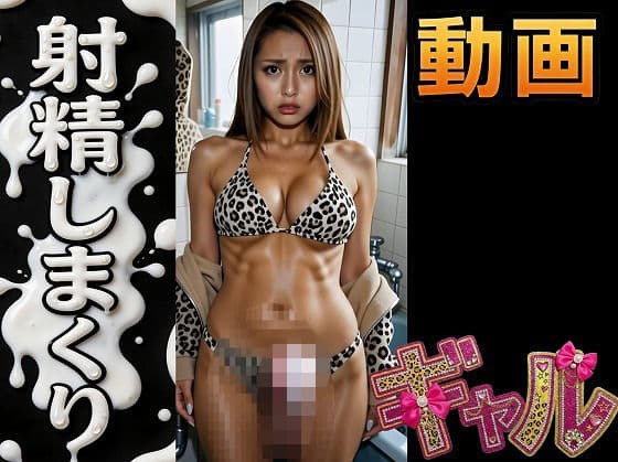 【60fps/高画質】射精しまくりギャル動画