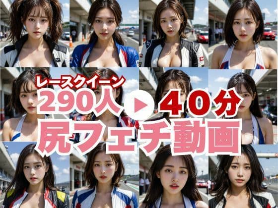 エロい夢が現実に！？レースクイーンのデカ尻！匂いを感じるほどのドアップで。