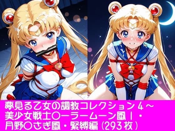 夢見る乙女の調教コレクション4〜美少女戦士〇ーラームーン風1・月野〇さぎ風・緊縛編