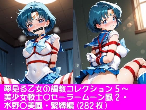 夢見る乙女の調教コレクション5〜美少女戦士〇ーラームーン風2・水野〇美風・緊縛編
