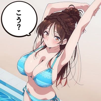 【音声付き動画6本】プールで水着の水〇千鶴とプライベートレッスン
