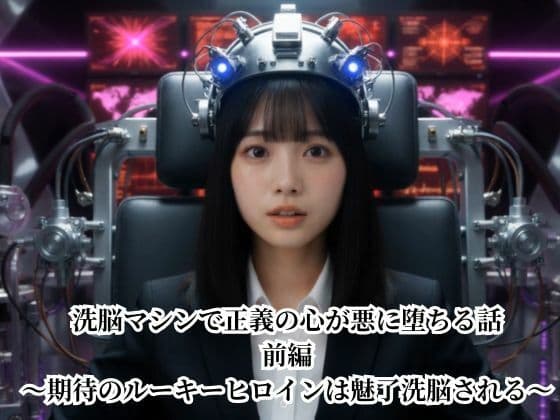 洗脳マシンで正義の心が悪に堕ちる話  前編  〜期待のルーキーヒロインは魅了洗脳される〜