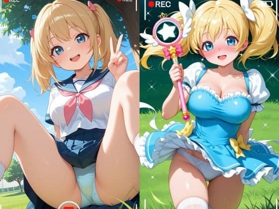 現役JKが撮影会でパンチラを撮られ生涯オカズ化3―魔法少女に変身してご奉仕―