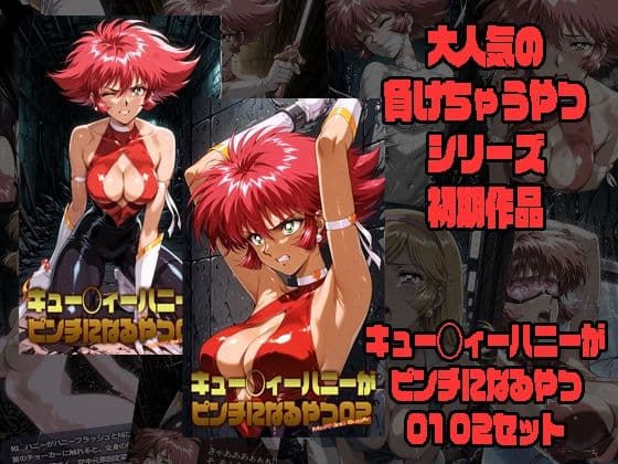 キュー◯ィーハニーがピンチになるやつ01 02 セット