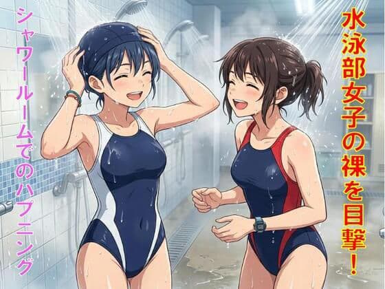 水泳部女子の裸を目撃！シャワールームでのハプニング