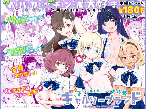 【全員おバカだけどみんなチンポ大好き】「ど底辺学園に男子はあなただけ！」ようこそ！ハーレム文化祭ギャルソープランド〜地味でさえないオタク君の部屋がエロいギャルたちのたまり場になってる件〜