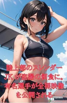 陸上部のスレンダーJKが盗撮の餌食に。有名選手が全裸映像を公開される