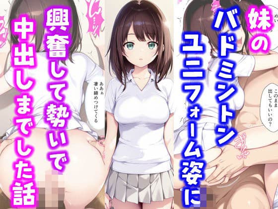 妹のバドミントンユニフォーム姿に興奮して勢いで中出しまでした話