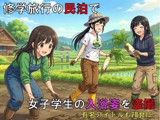 修学旅行の民泊で、女子学生の入浴姿を盗撮。有名アイドルも餌食に。