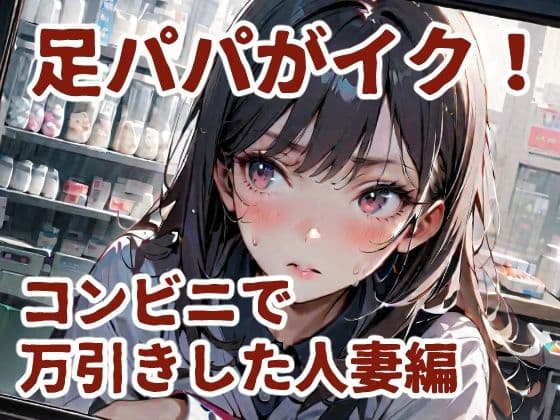 足パパがイク！  コンビニで万引きした人妻編