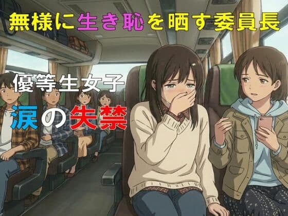 無様に生き恥を晒す委員長！優等生女子、涙の失禁